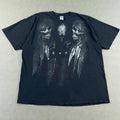 Vintage Y2K MMA Elite Shirt Mens 2XL Skull Eagle Faded Distressed Cyber Grunge