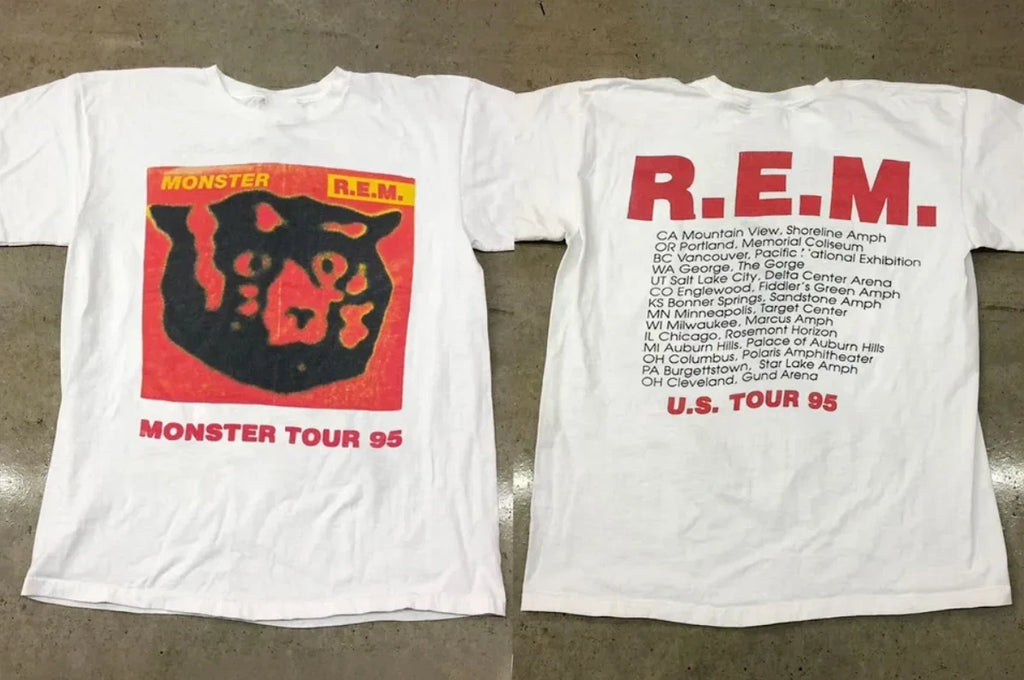 R.E.M Monster Tour '95 Unisex T-Shirt 90s REM Band Music Concert