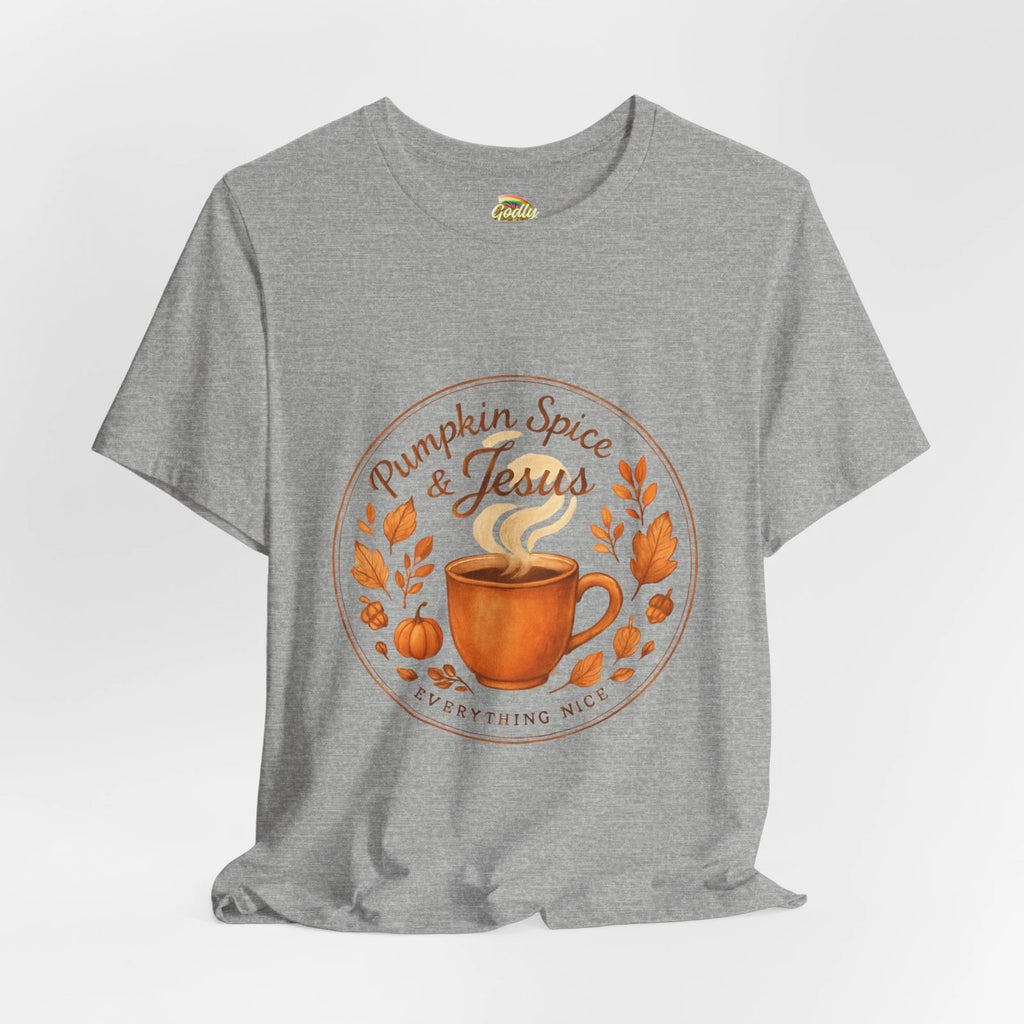Pumpkin Spice & Jesus Tee, Fall Coffee Shirt, Fall Tee, Fall Vibes, Thanksgiving