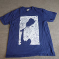 Stone and Wine Shirt Large Blue Double Sided Concert Tour