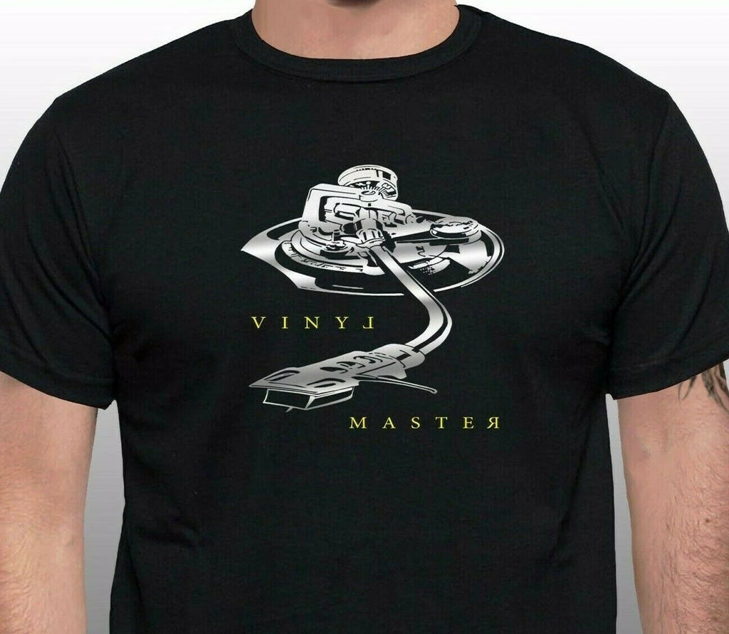 DJ tshirt Technics mk2 classic Vinyl deejay music