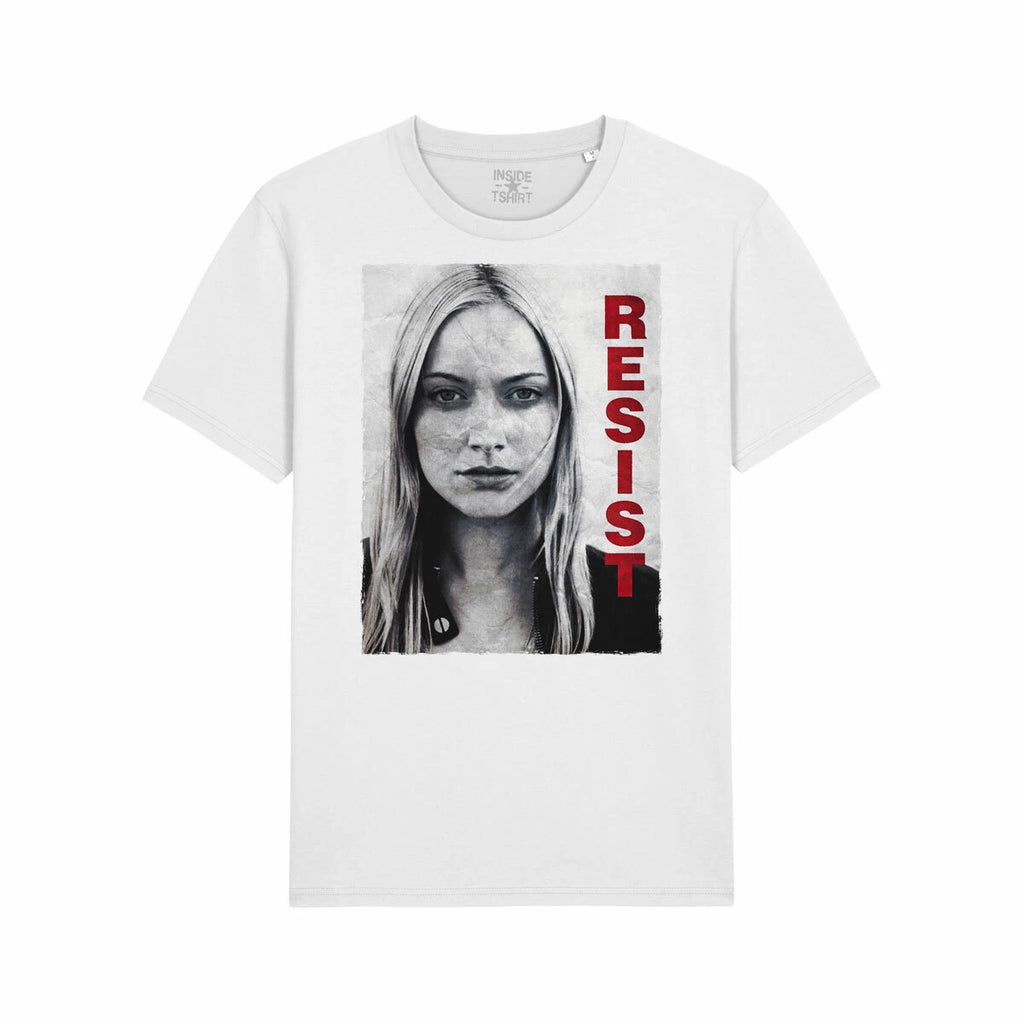 RESISTANT ETTA T-SHIRT jersey poster resistance fringe Observers cool T-SHIRT MAN