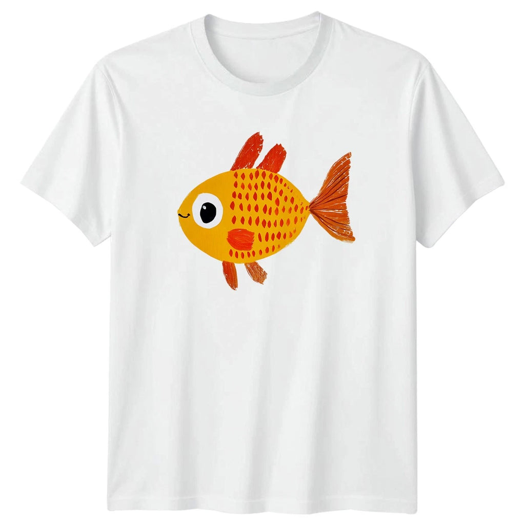 Cute Goldfish T-Shirt Ocean Life Kids Birthday Gift For Him And Her
