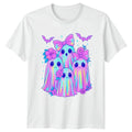 Pastel Ghosts Halloween Mens T-Shirt Womens Tee Cute Graphic Top