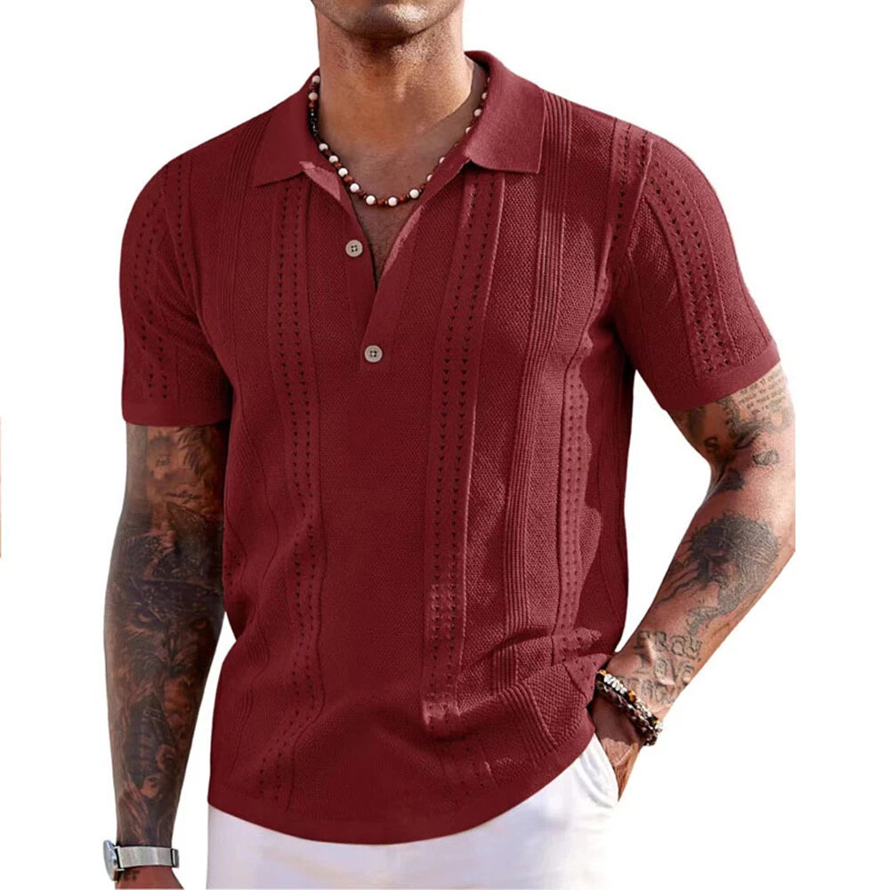 Mens Short Sleeve Tee Shirt Casual Regular Fit Sport Golf Muscle T-Shirt Tops  ⇗