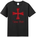 Deus Vult Knights Templar Cross Crusader Vintage Men's T-Shirt
