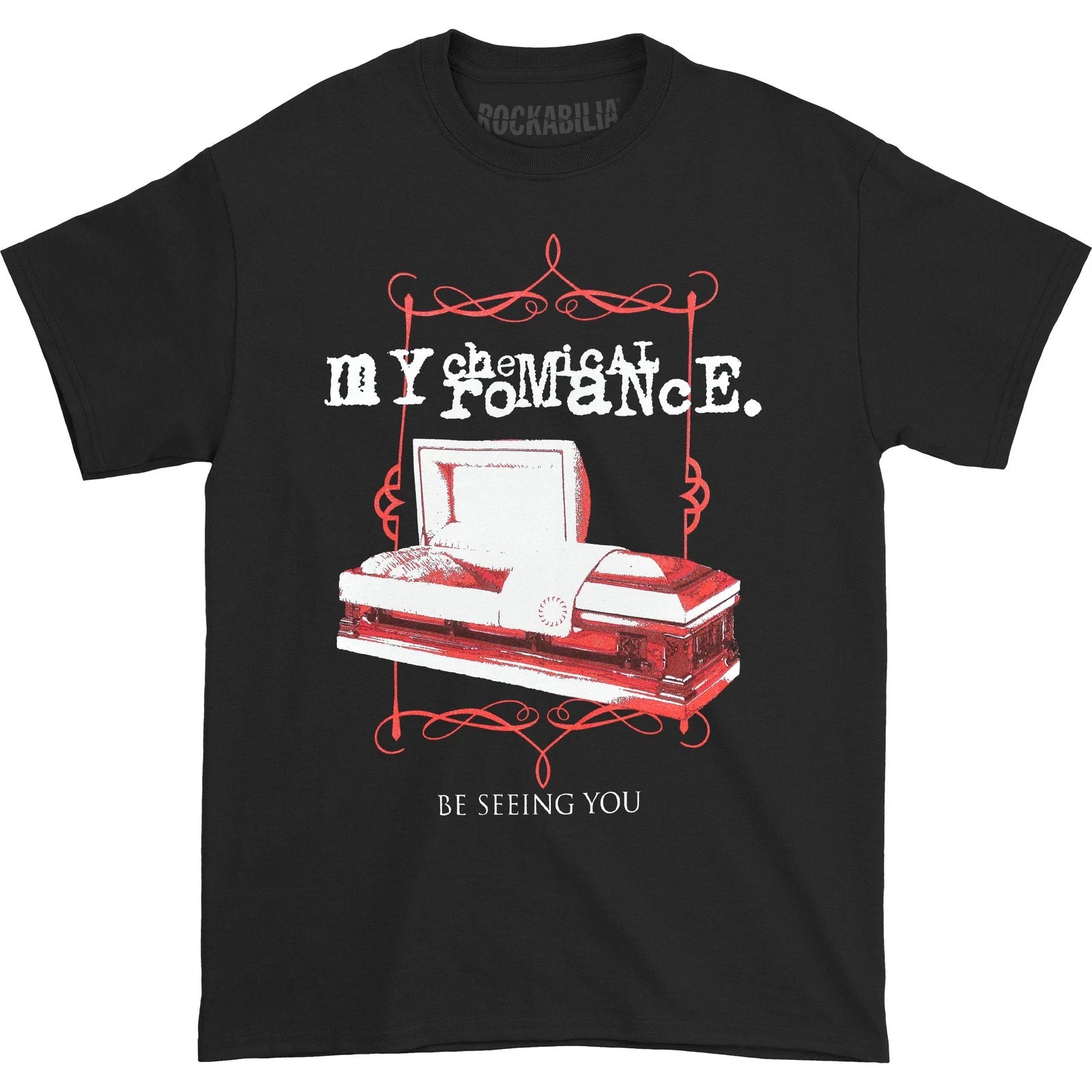 Men's My Chemical Romance Coffin Slim Fit T-shirt Small Black