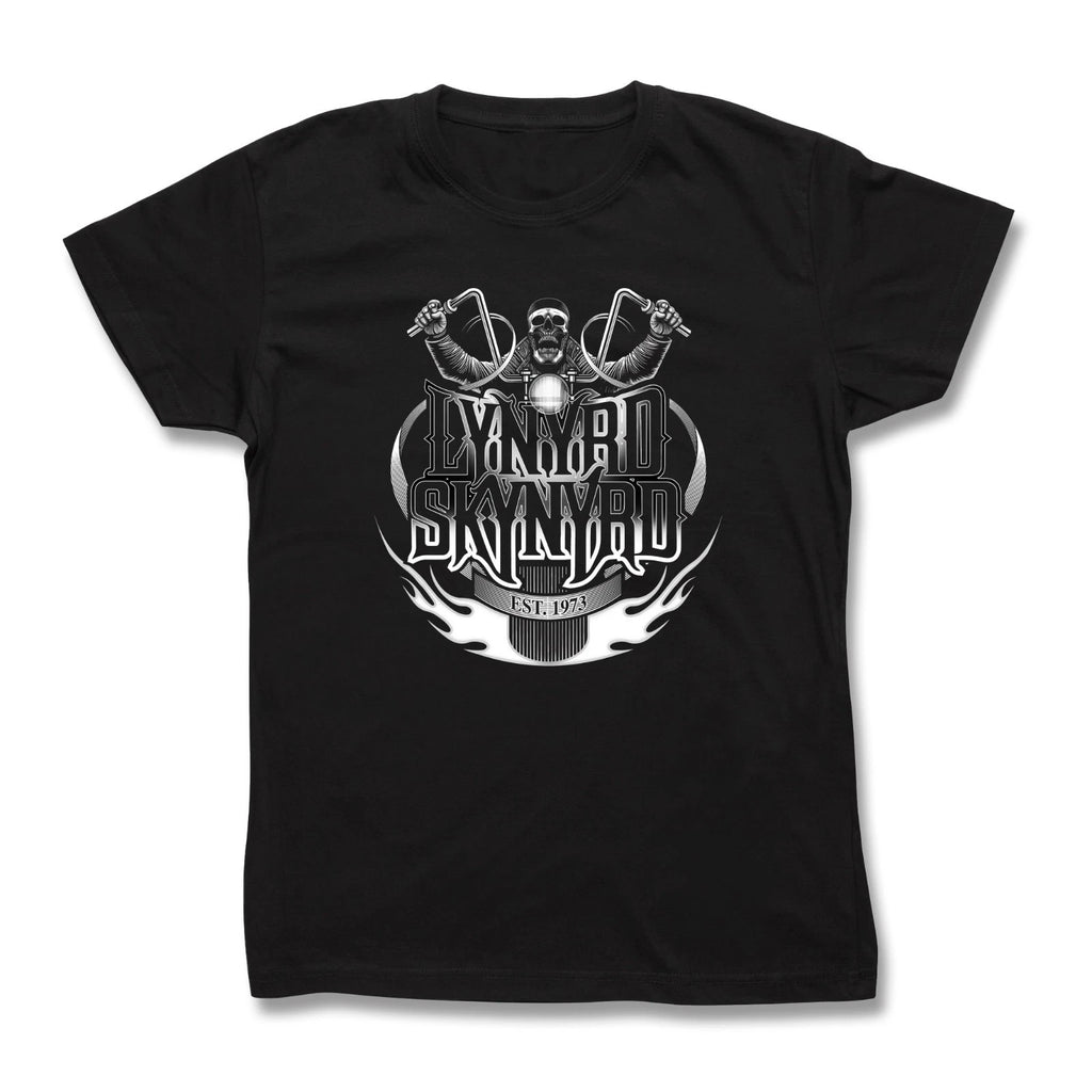 Lynyrd Skynyrd Black T-Shirt - 100% cotton - Southern Rock band gift for him