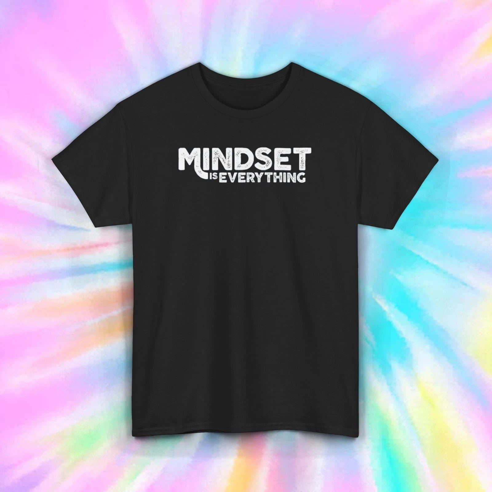 Mindset Is Everything Shirt Inspirational Motivational Positive Quote Tee S-5XL