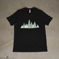 Pastel Pine Forest Minimalist Nature Trees Outdoor Unisex T-Shirt