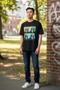 Notorious BIG Shirt Mens Large Black Pop Art Crown Rap Graphic Tee Hip Hop