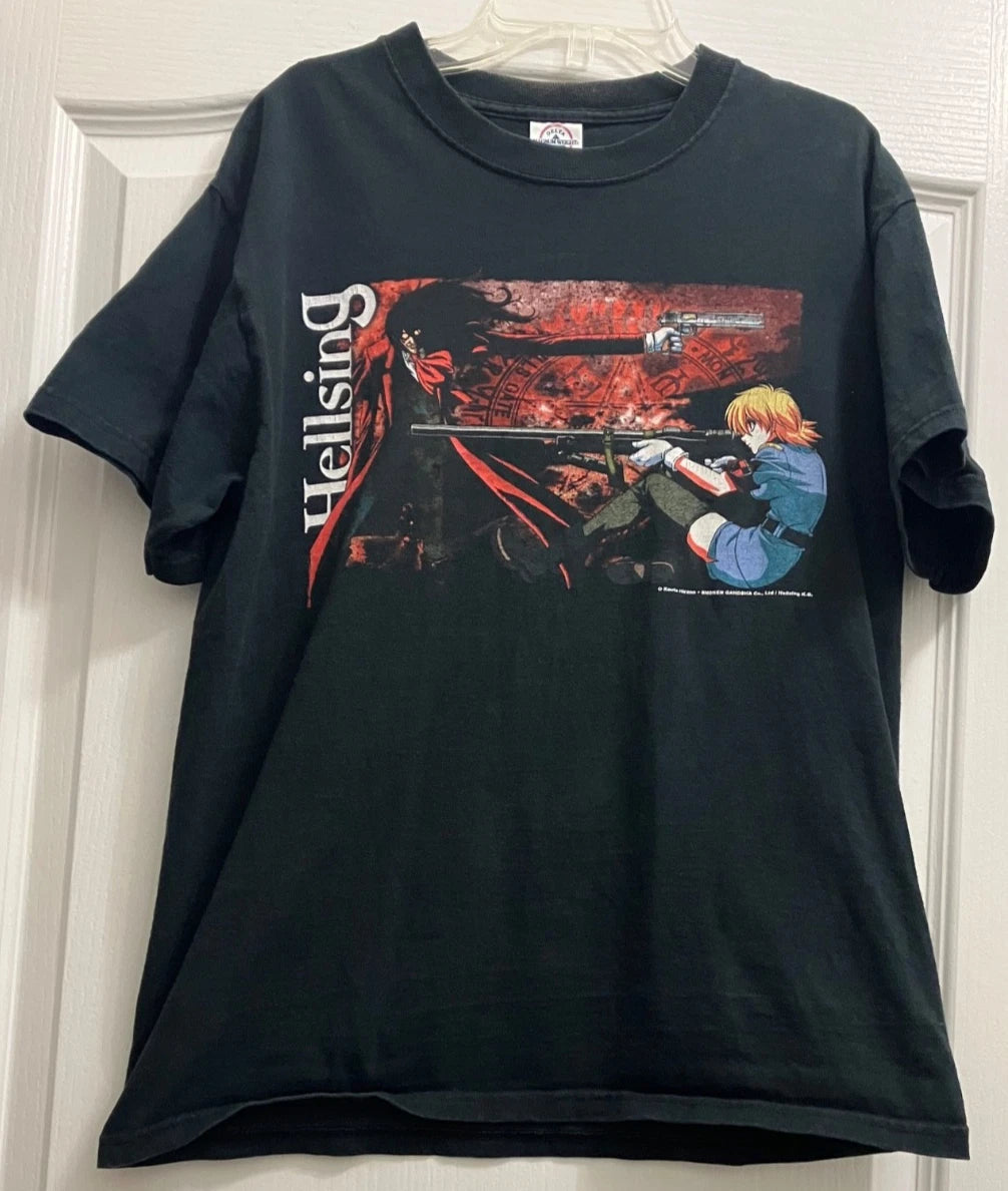 Hellsing Alucard & Seras Victoria t-shirt adult men's size medium used