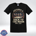 Artemis II Back To The Moon 2026 Shirt NASA Crew Astronaut Graphic T-Shirt