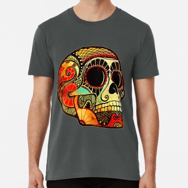 Grunge Skull  S to 5XL Made in the AU/USA T-Shirt