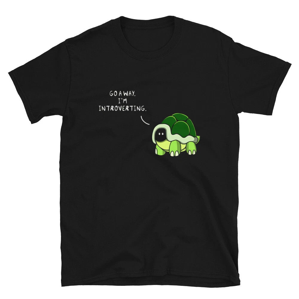 Go Away I'm Introverting Sarcastic Sarcasm Funny T-Shirt