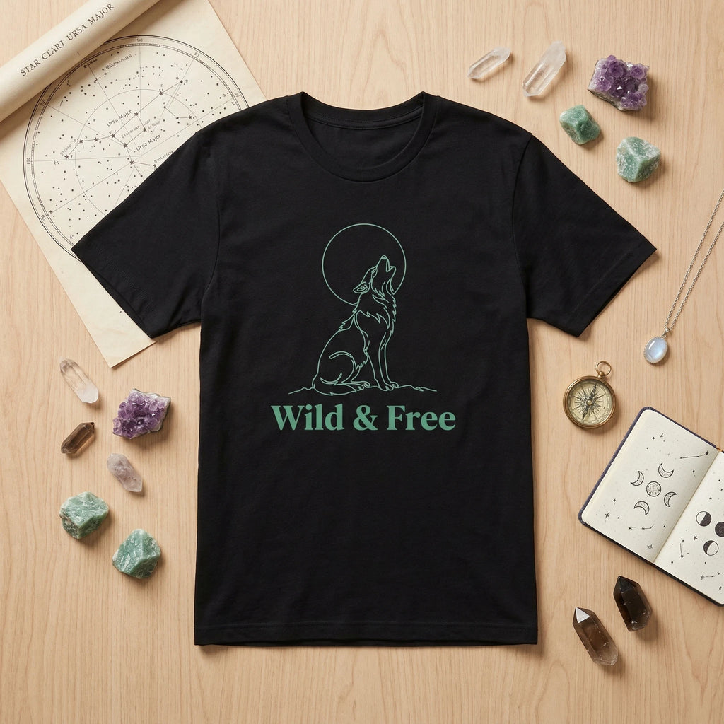 Lunar Howl Minimalist Graphic Tee