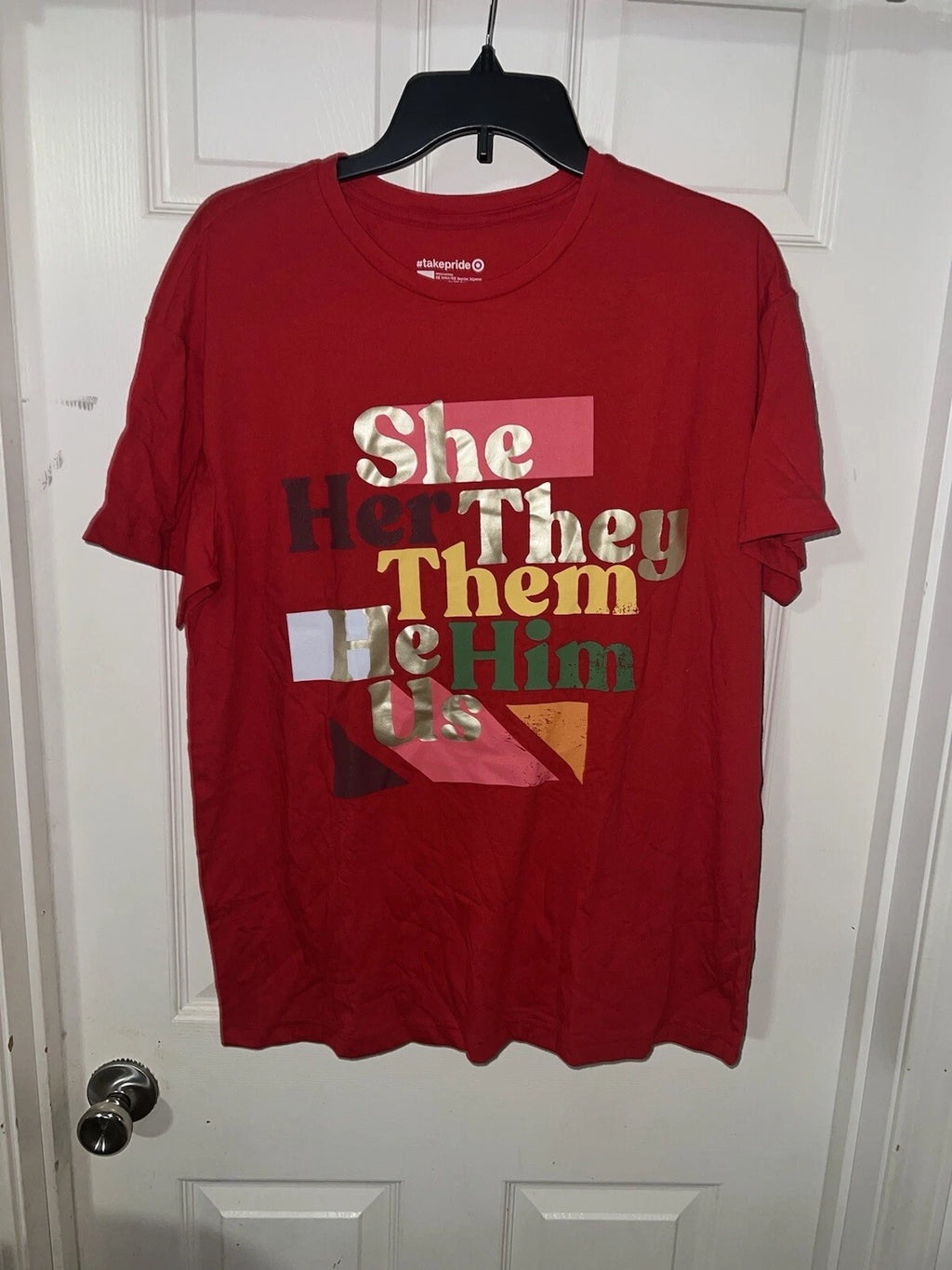 Pride Tee Shirt Target Pride Pronoun Tee Size Small Take pride Tee Shirt       L
