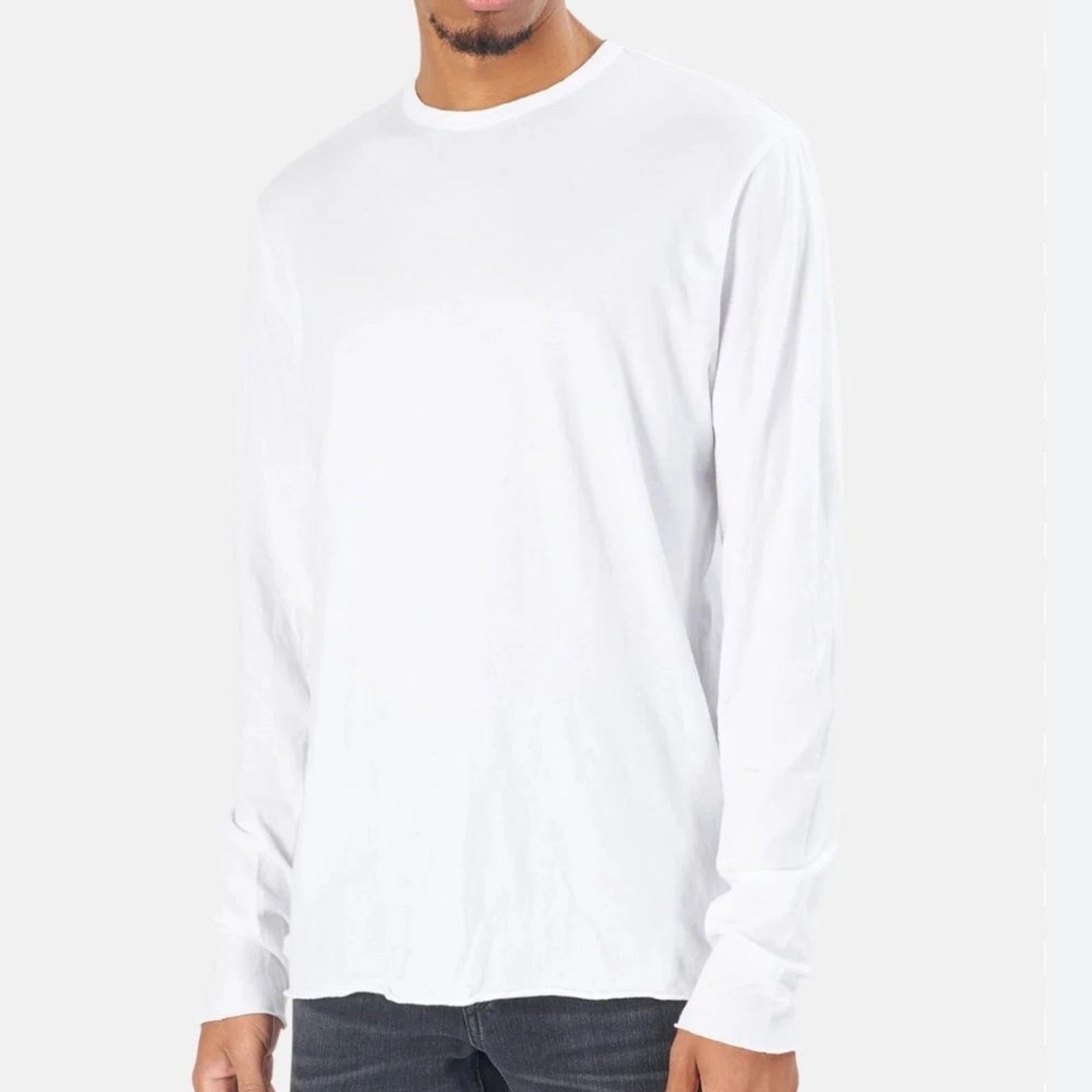 COTTON CITIZEN Jagger Long Sleeve Shirt White Small New in package
