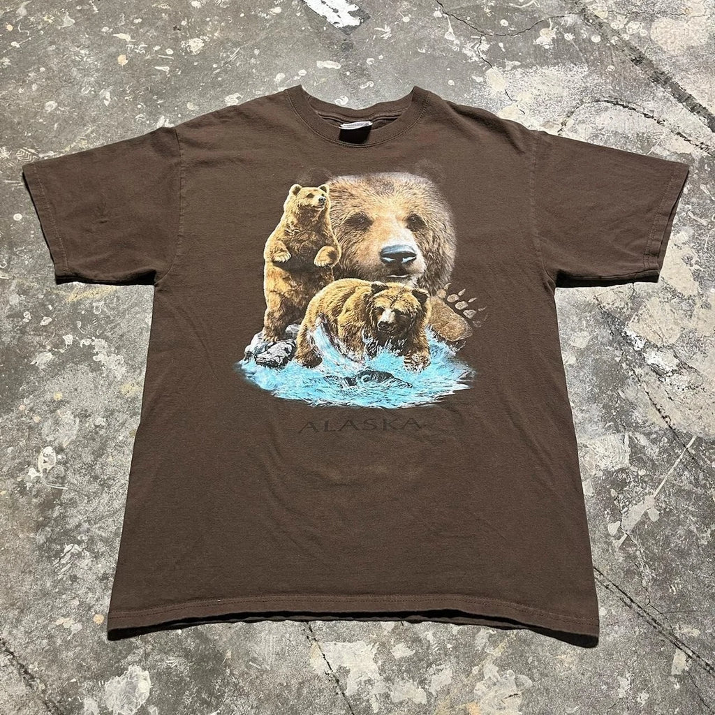 Y2K Brown Bear Alaska T-Shirt
