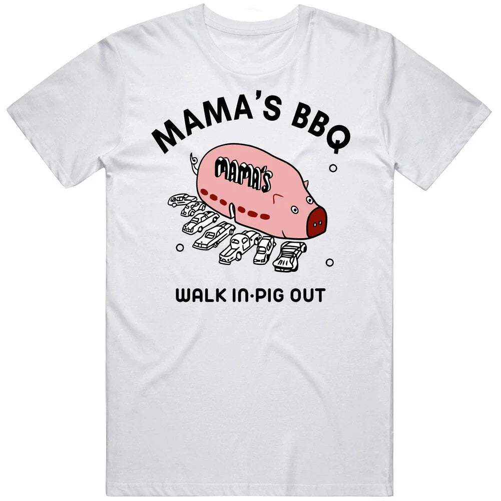 Mama's Bbq Walk In Pig Out Iasip T Shirt