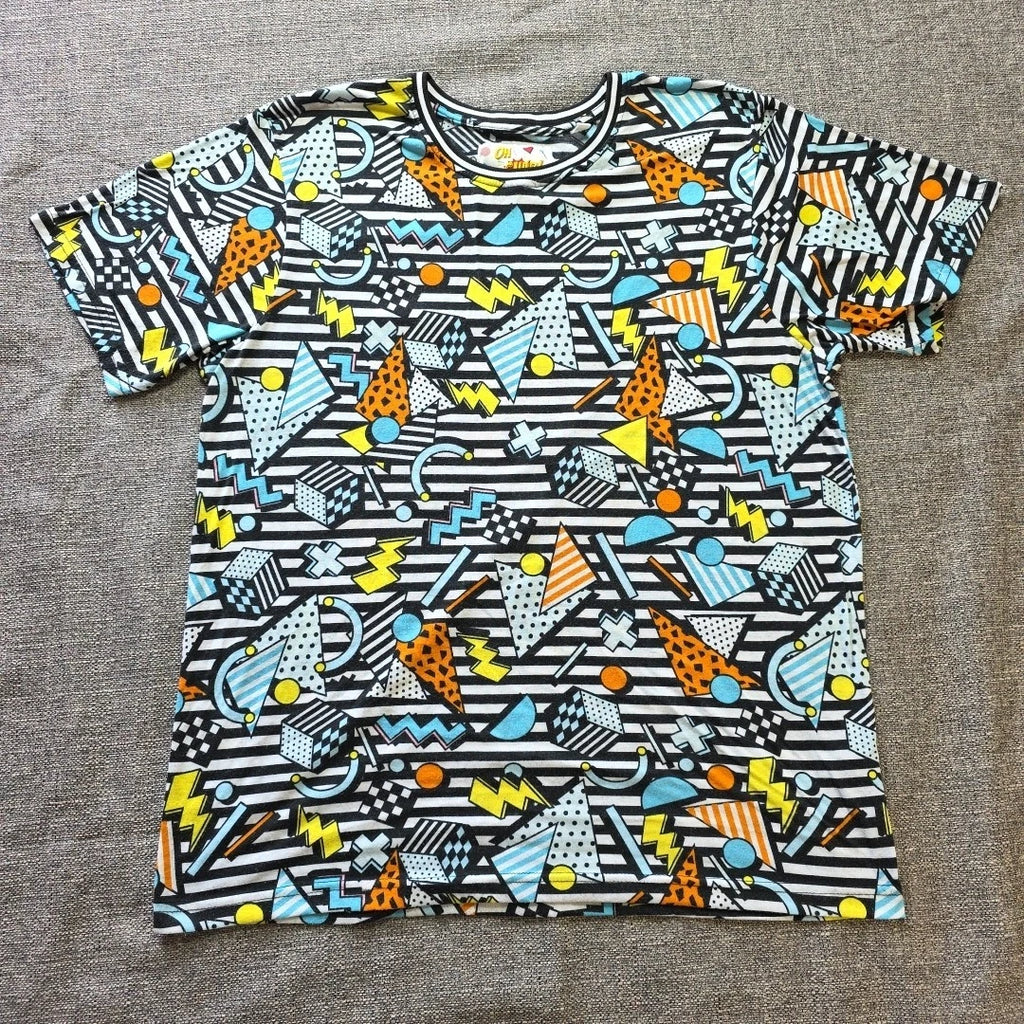 Oh Snap! By Drill Clothing Men’s T shirt (Sz: L) 80s Pop Art Nostalgic Retro