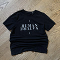 Human Natire Creative Agency Promo Graphic T Shirt Black Minimalist Mirror Logo