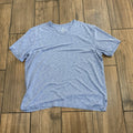Tommy Bahama V Neck Tencel Blend  Short Sleeve T Shirt Men’s Sz XL Heather Blue