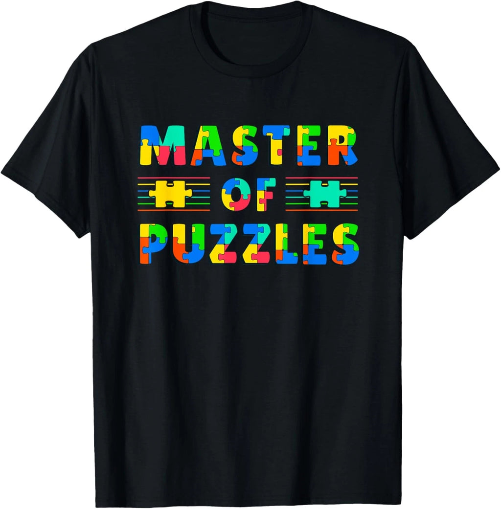 Master Of Puzzles Gameboard Novelty Costume Puzzle Lover T-Shirt
