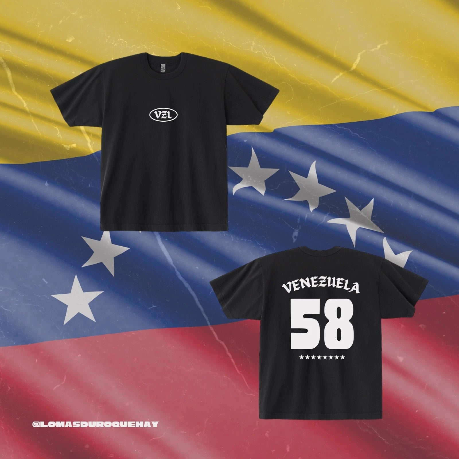 Trendy Venezuela Custom Minimalist T-Shirt  Jersey Inspo - Size: XL