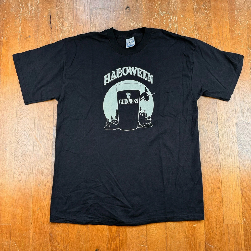 Vintage Guinness Beer Halloween Screen Stars Alcohol T Shirt Size XL Ireland