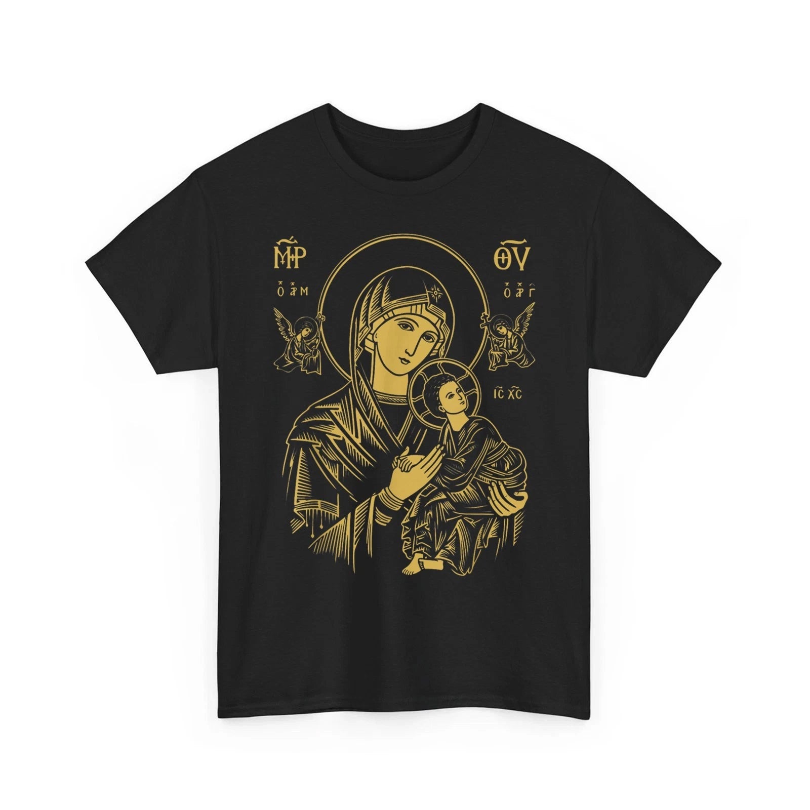 Our Lady of Perpetual Help Virgin Mary & Child Christian Faith Religious T-Shirt
