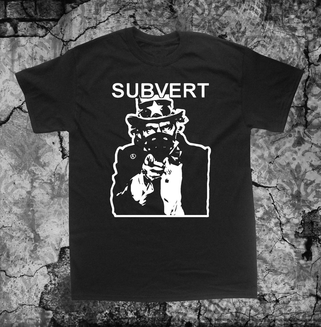 Anti Government Shirt - Political Human Liberation Rights Subvert Anarchy Punk