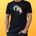 Mens Funny Saying Unicorn Motif Cotton T-Shirt Size XS to 5XL