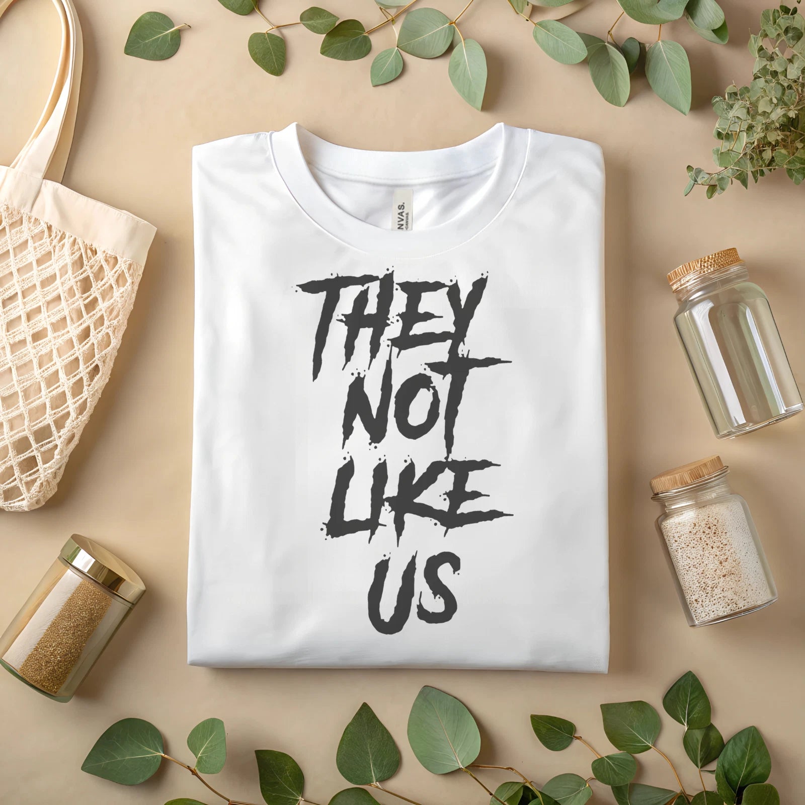 They Not Like Us T-Shirt Bold Grunge Streetwear Graphic Tee for Men Women A85