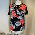 GUESS LOS ANGELES FLORAL GRAPHIC COTTON T-SHIRT TRENDY STREETWEAR