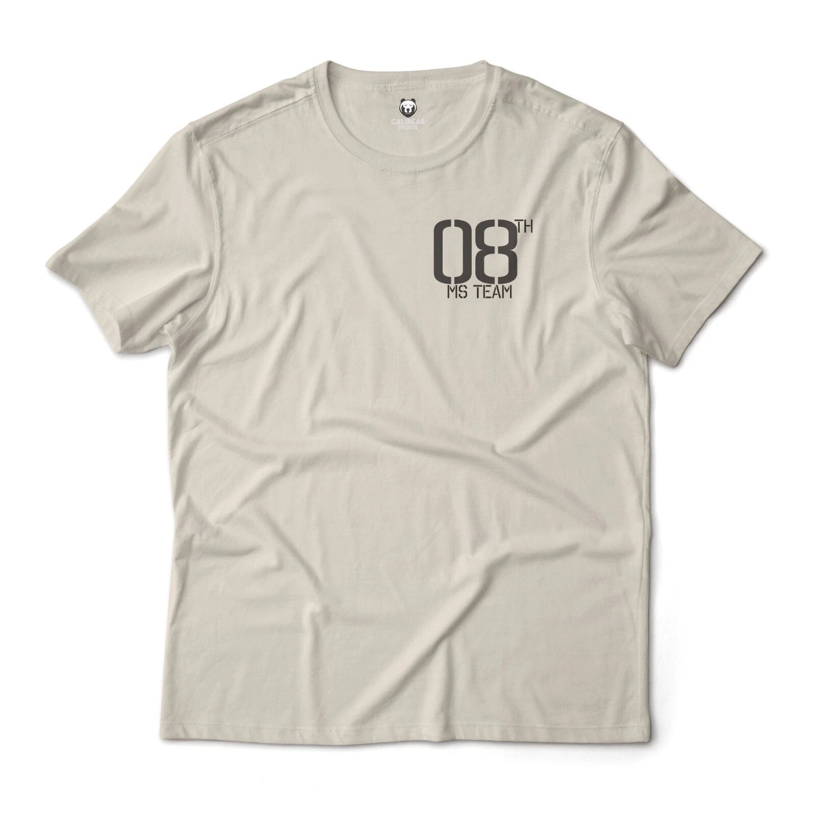 08th MS Team Mobile Suit Gundam Anime Chest Print Graphic T-Shirt
