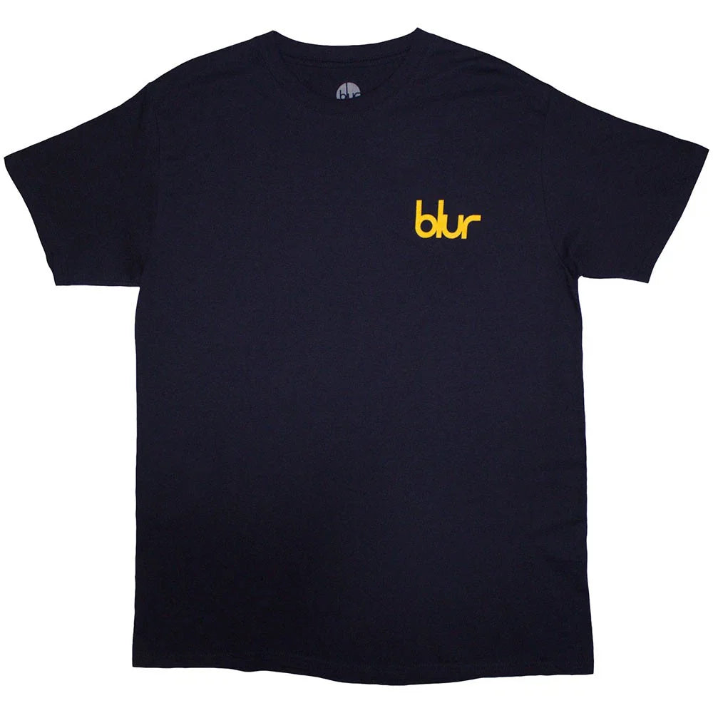 Blur Parklife Back Official Tee T-Shirt Mens