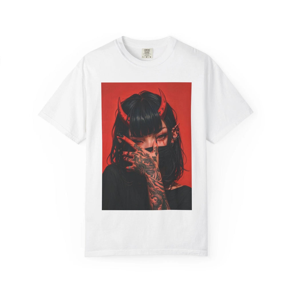 Gothic Devil anime manga T-Shirt, Stylish Unisex Tee, Trendy Graphic Top,