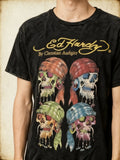 Ed Hardy by Christian Audigier Skull Pirates Logo Unisex Tshirt NWT