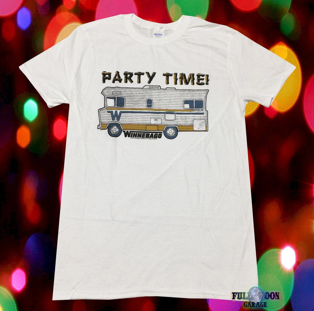 New Winnebago Party Time RV Camper Mens Vintage Sign T-Shirt
