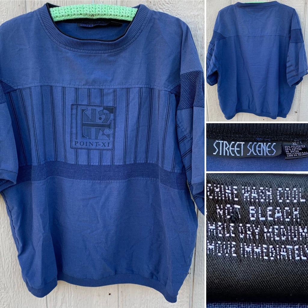 vintage Street Scenes t shirt style graphic shirt 80s 90s 1980s Size XL