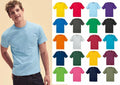 Multi Pack Fruit Of Loom Cotton Basic Plain Short Sleeve Casual T Shirt Top