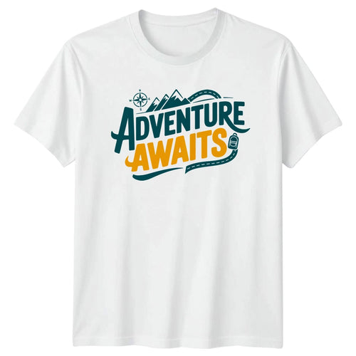 Adventure Awaits T-Shirt Outdoor Adventure Travel Fathers Day Gift For Him Her