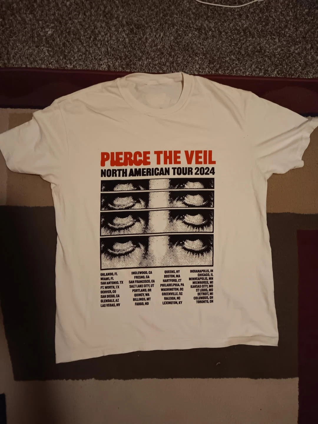 Pierce The Veil Creative Blink‑182 One More Time Tour Merch 2024 T-Shirt S-5XL