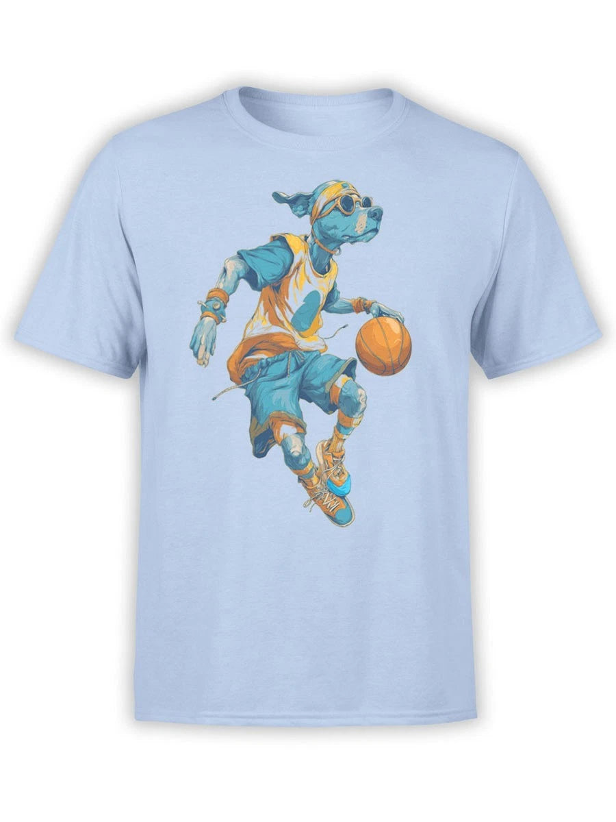 FANTUCCI Slam Dunk Pup T-Shirt | Funny Basketball Dog | Unisex