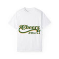 Cheers & Beers Unisex Garment-Dyed T-shirt - Casual Wear, Gift, Party, Summer,