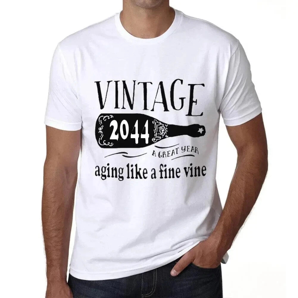 Men's Graphic T-Shirt Aging Like A Fine Wine 2044 Eco-Friendly Limited Edition
