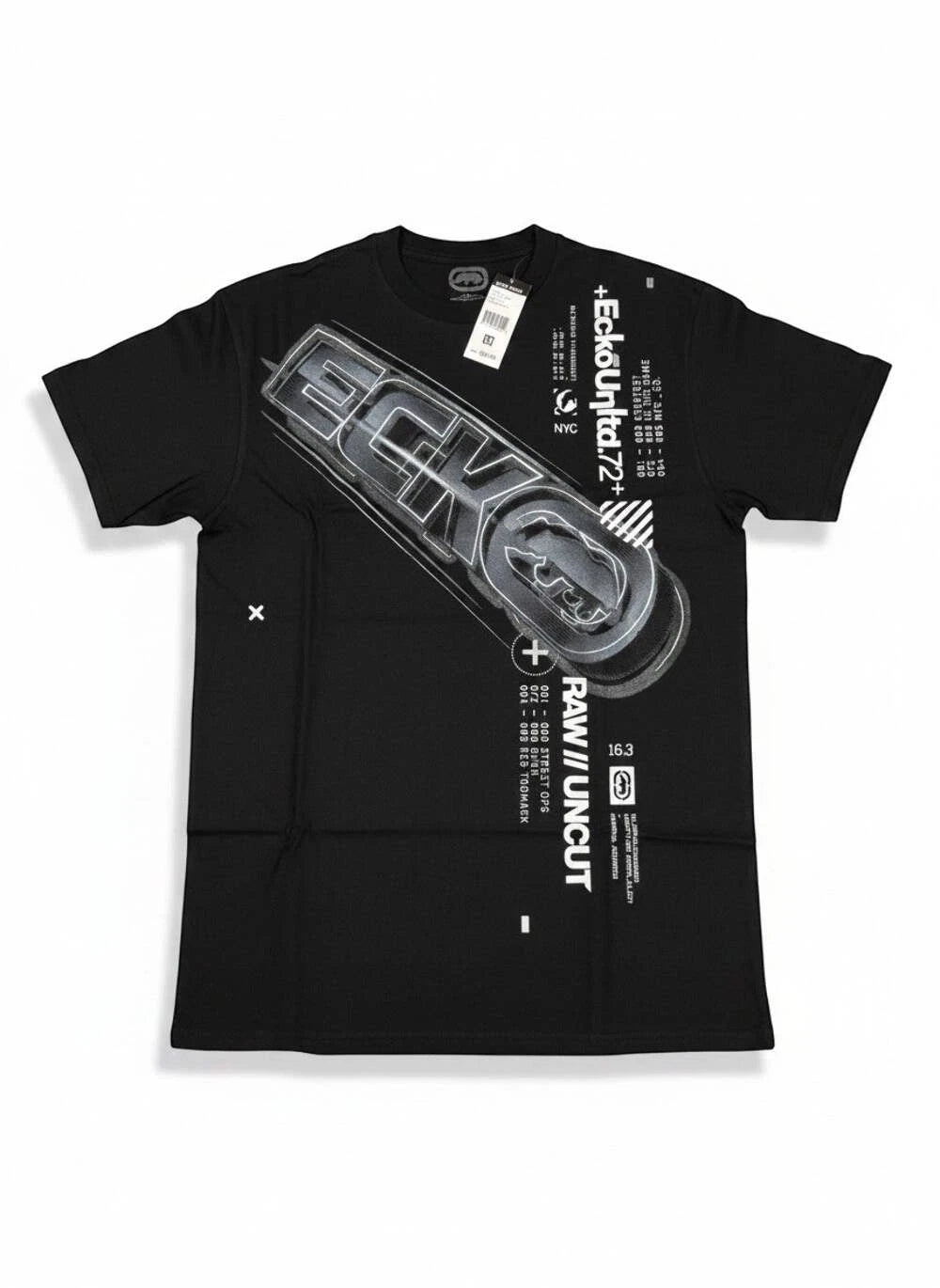 Ecko UNTLD Black Y2K Graphic T-Shirt