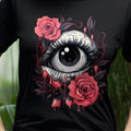 Gothic Eyeball and Blood Roses Goth Dark Academia Unisex T-Shirt
