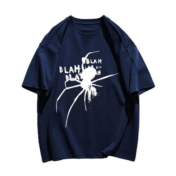 Funny Spider Blah Blah Meme Graphic T shirt